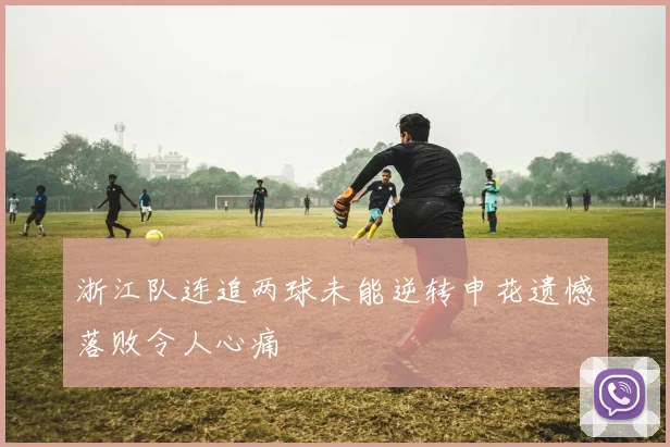 浙江队连追两球未能逆转申花遗憾落败令人心痛